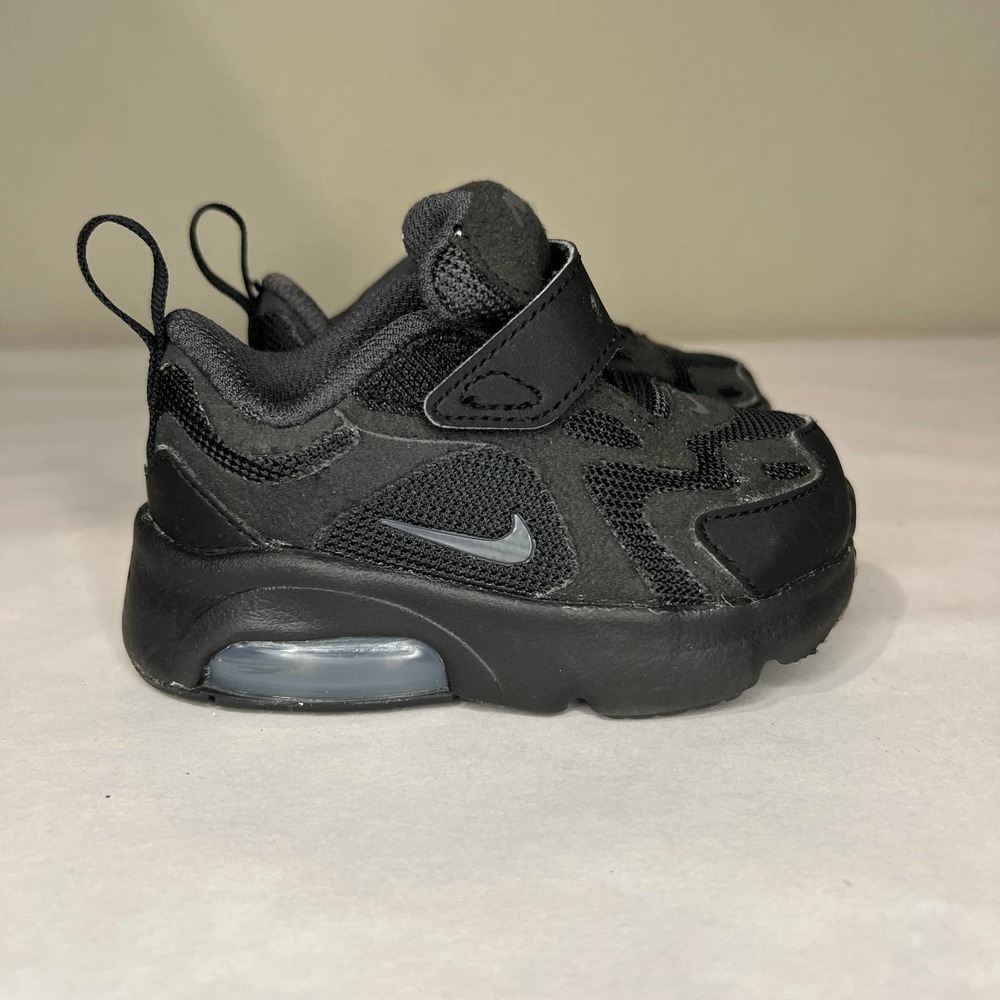 Nike Air Max 200 Triple Black Toddler Shoes